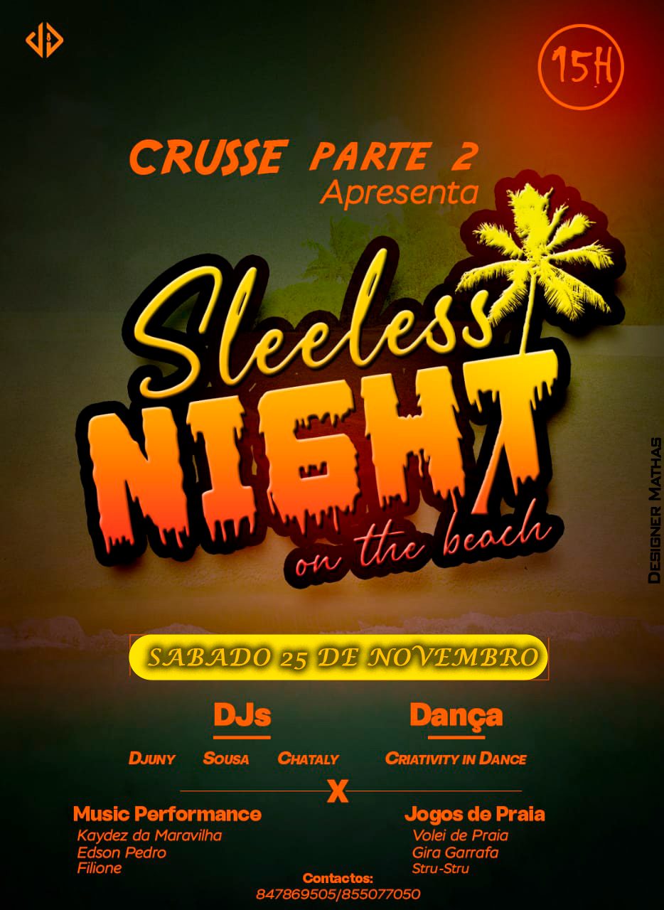 Sleepless Night — Cartaz de Evento